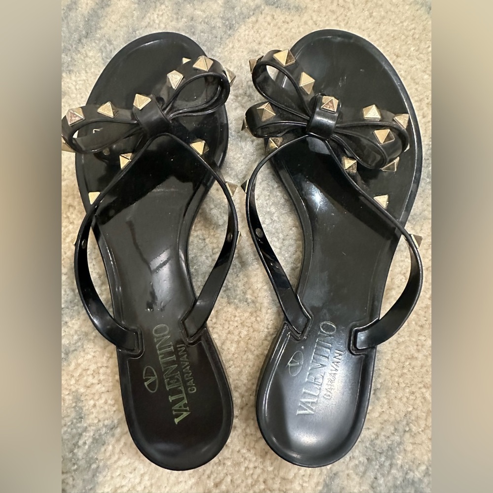 Valentino Rockstud Women’s PVC sandals